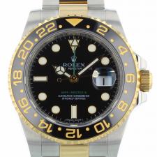Gents Rolex GMT Master II 116713LN 18ct Yellow Gold   Stainless Steel case with Black dial
