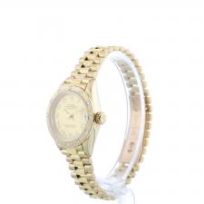 Ladies Rolex Datejust 69288 18ct Yellow Gold case with Gilt dial