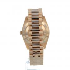 Gents Rolex Day Date 40 228235 18ct Rose Gold case with Green dial