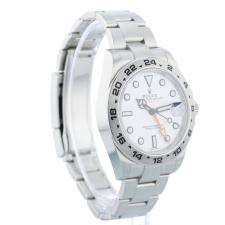 Gents Rolex Explorer II 216570 Stainless Steel case with White dial