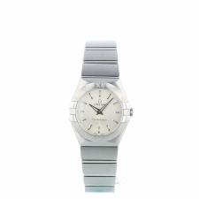 Ladies Omega Constellation 123.10.27.60.02.001 Stainless Steel case with Silver dial