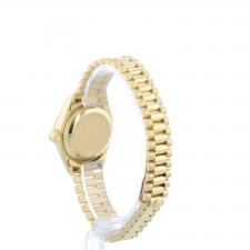 Ladies Rolex DateJust  69178 18ct Yellow Gold case with Blue Diamond dial