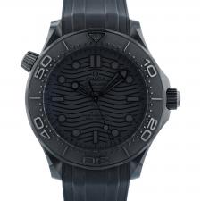 Gents Omega Seamaster 21092442001003 Black Ceramic case with Black Wave dial