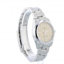 Gents Rolex Oyster Perpetual 34 124200 Steel case with Beige dial