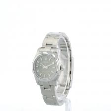 Ladies Rolex DateJust 28 176200 Steel case with Green dial