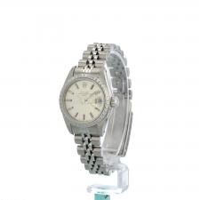 Ladies Rolex DateJust 69240 Steel case with Silver dial