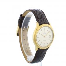 Gents Omega MegaQuartz 192.0027 G/P case with Silver dial