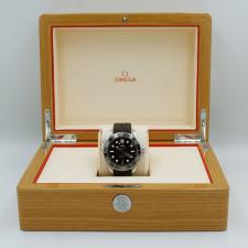 Gents Omega Seamaster Co-Axial 21032422001001 Steel case with Black Wave dial