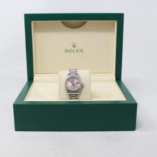 Ladies Rolex Datejust 179174 Steel case with Pink Diamond dial