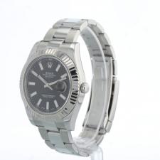Gents Rolex DateJust II 116334 Steel case with Black dial