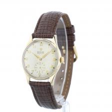 Gents Rolex Precision 12868 9 CT case with Silver dial