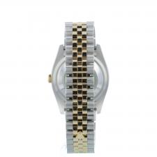 Gents Rolex Datejust 116233 18ct Yellow Gold Stainless Steel case with Champagne Diamond Set dial