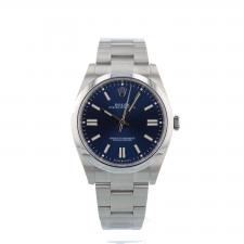 Gents Rolex Oyster Perpetual 41 124300 Steel case with Blue dial