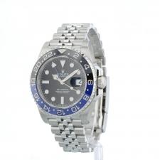 Gents Rolex GMT Master II 126710BLNR Steel case with Black dial