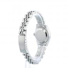 Ladies Rolex DateJust 69174 Stainless Steel case with Silver Diamond Dot dial