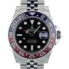 Gents Rolex GMT Master II 126710BLRO Stainless Steel case with Black dial