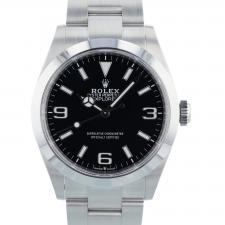 Gents Rolex Explorer 40 224270 Stainless Steel case with Black dial