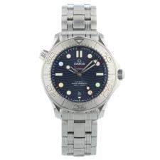 Gents Omega Seamaster Beijing 2022 52230422003001 Steel case with Blue Wave dial