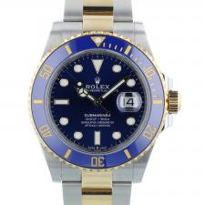 Gents Rolex Submariner Date 126613LB 18ct Yellow Gold   Stainless Steel case with Blue dial