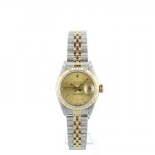 Ladies Rolex DateJust 69173 18ct Yellow Gold   Stainless Steel case with Gilt dial
