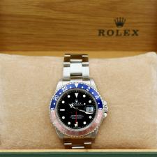 Gents Rolex GMT Master II 16710 Stainless Steel case with Black dial