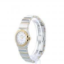 Ladies Omega Constellation 123.20.24.60.55.004 18ct Yellow Gold   Stainless Steel case with MOP Diamond dial