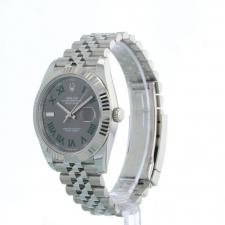 Gents Rolex Datejust 41 Wimbledon Dial 126334 Steel case with Wimbledon dial
