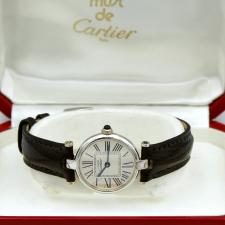 Ladies Cartier Must Vendome 1850 Silver case with Silver dial