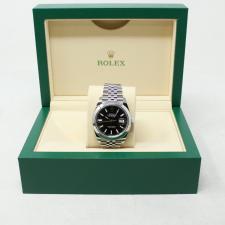 Gents Rolex Datejust 41 126300 Steel case with Black dial