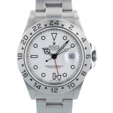 Gents Rolex Explorer II 16570 Steel case with White dial