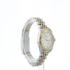Ladies Rolex Datejust 79173 18ct Yellow Gold   Stainless Steel case with MOP Diamond dial