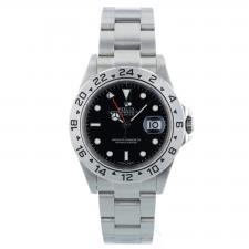 Gents Rolex Explorer II 16570 Steel case with Black dial