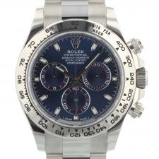 Gents Rolex Daytona 116509 18ct White Gold case with Blue dial