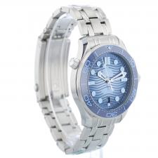 Gents Omega Seamaster Diver 300 21030422003003 Steel case with Blue and Silver dial