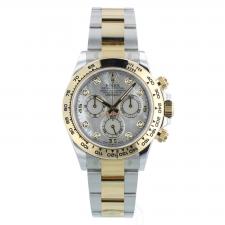 Gents Rolex Daytona 116503 18ct Yellow Gold Stainless Steel case with MOP Diamond dial