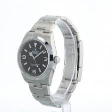 Gents Rolex Explorer 124270 Steel case with Black dial