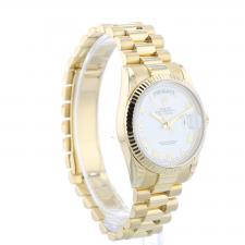 Gents Rolex Day Date 118238 18ct Yellow Gold case with White dial
