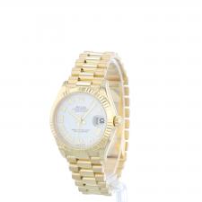 Ladies Rolex DateJust 31 278278 18ct Yellow Gold case with White dial