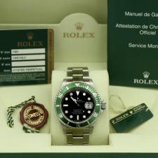 Gents Rolex Submariner Date 11610LV Stainless Steel case with Black dial
