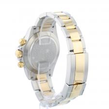 Gents Rolex Daytona 116523 18ct Yellow Gold Stainless Steel case with White Racing dial