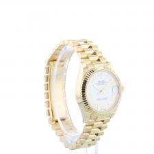 Ladies Rolex DateJust 31 278278 18ct Yellow Gold case with White dial
