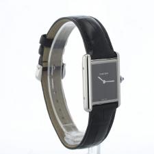 Gents Cartier Tank Must WSTA0072 Steel case with Black dial