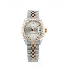 Ladies Rolex DateJust 31 178271 18ct Rose Gold   Stainless Steel case with Silver dial