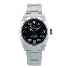 Gents Rolex Air King 126900 Stainless Steel case with Black dial