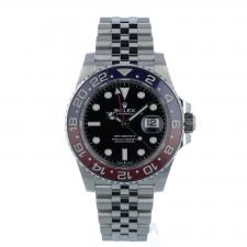 Gents Rolex GMT Master II 126710BLRO Stainless Steel case with Black dial