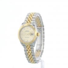 Ladies Rolex Datejust 28 279173 18ct Yellow Gold   Stainless Steel case with Champagne Diamond dial