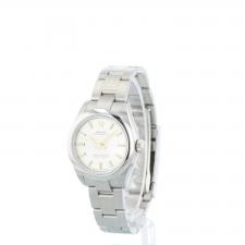 Ladies Rolex Oyster Perpetual 276200 Steel case with Silver dial