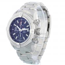 Gents Breitling Super Avenger A13375 Steel case with Black dial