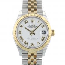 Ladies Rolex Datejust 31 278273 18ct Yellow Gold   Stainless Steel case with White dial