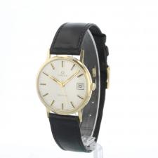 Gents Omega Geneve 1325017  9 CT case with Silver dial